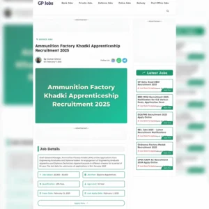 gp jobs – govt job website templates for generatepress