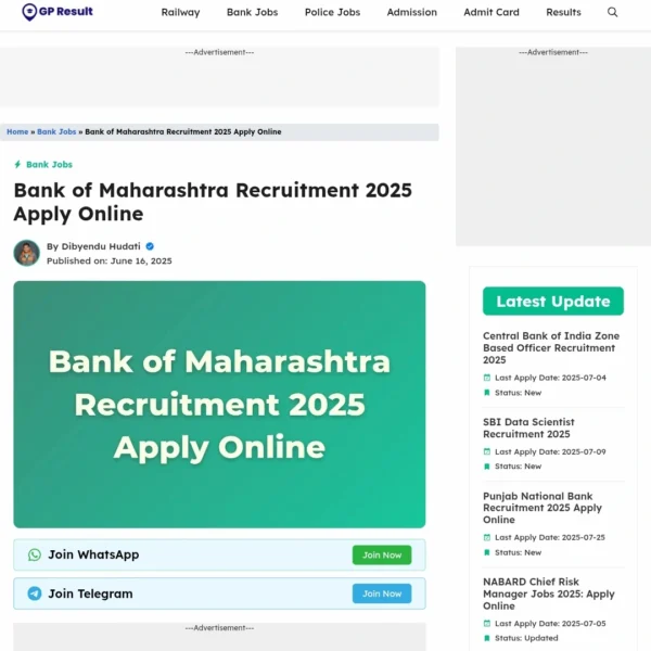GP Result – Sarkari Result Website Template for GeneratePress - Image 2