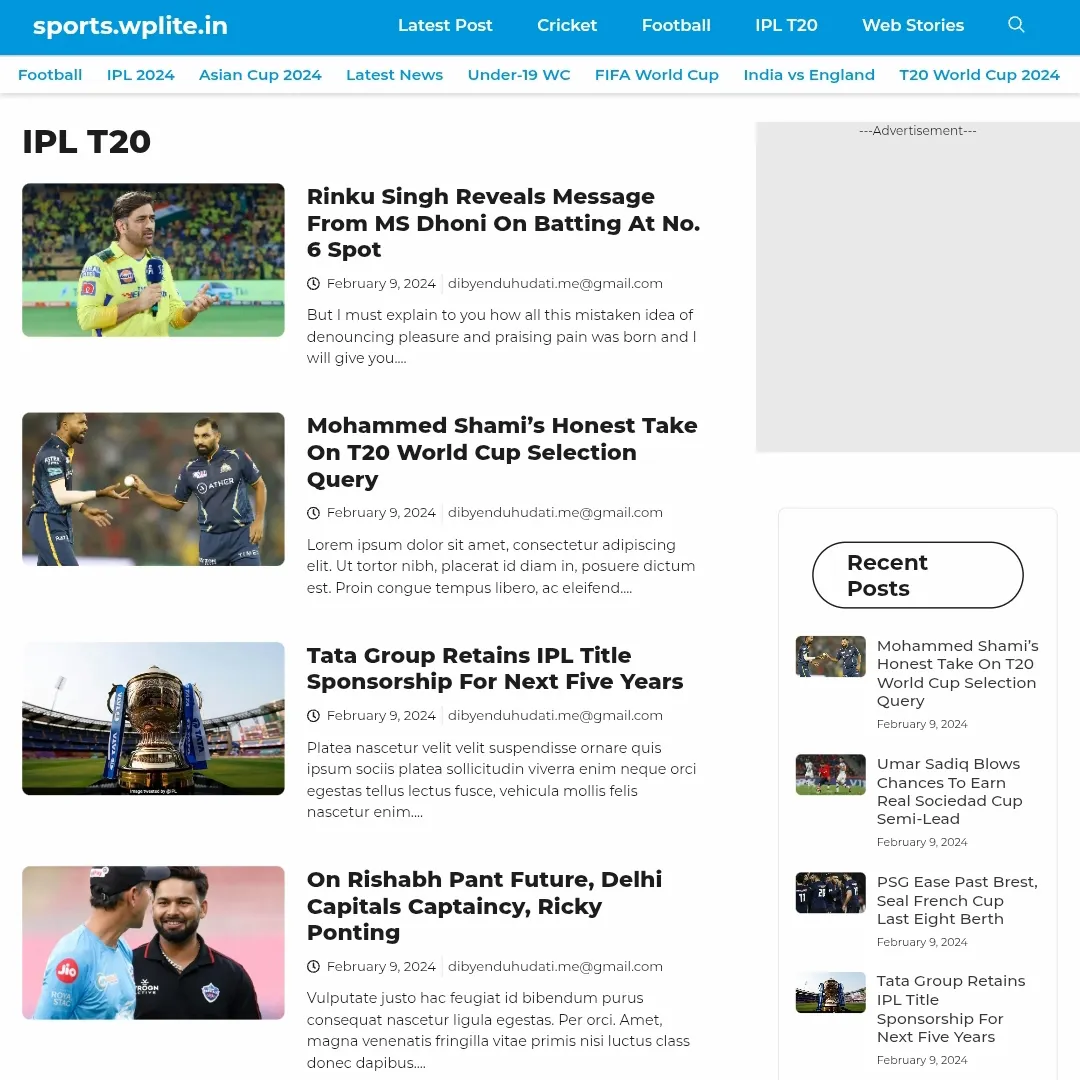 GP Sport Theme